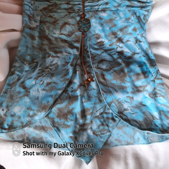 Gorgeous Venus turqoise top size s - Picture 3 of 5